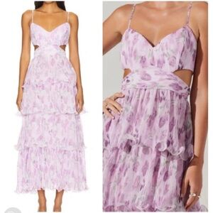 astr the label Jaiden dress, lavender floral